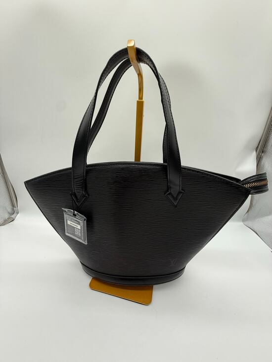 Louis Vuitton Handbags - Louis Vuitton Epi Saint Jacques PM Black Leather Handbag VI0986 Short Handle⁠